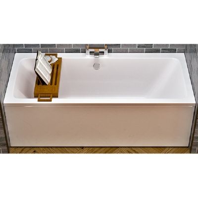 BEAUFORT PORTLAND DOUBLE ENDED WHITE 1700mm x 700mm BEAUFORTE BATH (Reinforced), 42.1035